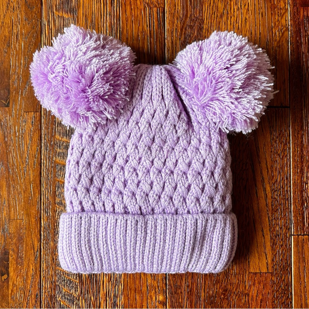 Toddler Girls Purple/Lavender Winter Hat